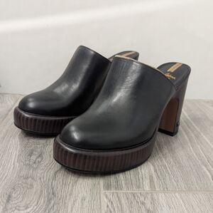 NEW Sam Edelman Shiloh Block Heel Clogs
